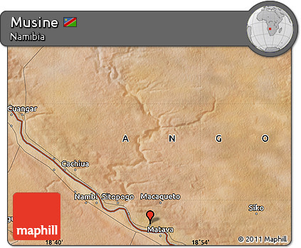 Satellite Map of Musine