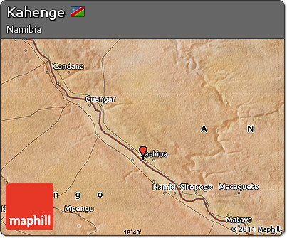 Satellite Map of Kahenge