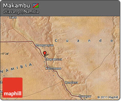 Satellite Map of Makambu