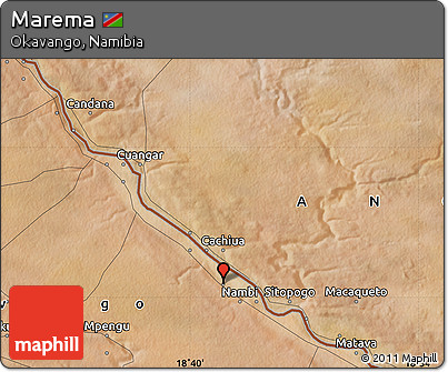 Satellite Map of Marema