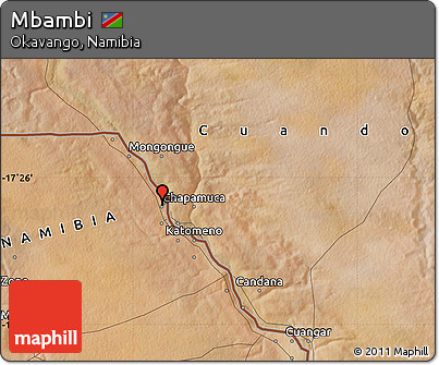 Satellite Map of Mbambi