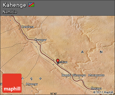 Satellite Map of Kahenge