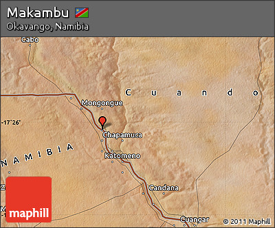 Satellite Map of Makambu