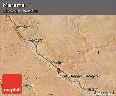 Satellite Map of Marema