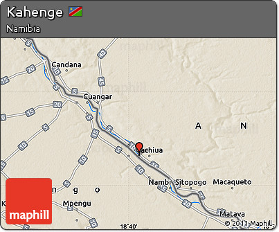 Shaded Relief Map of Kahenge