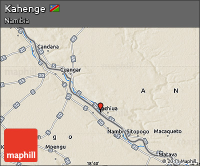 Shaded Relief Map of Kahenge