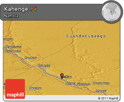 Physical Panoramic Map of Kahenge