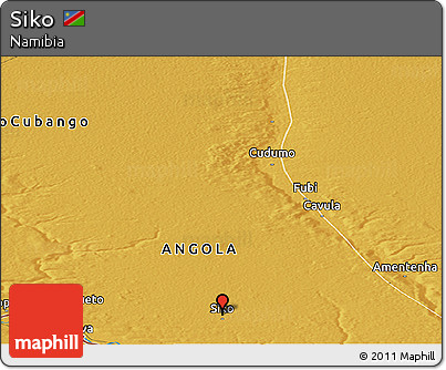 Physical Panoramic Map of Siko