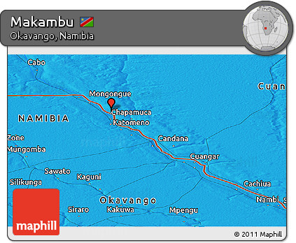 Political Panoramic Map of Makambu