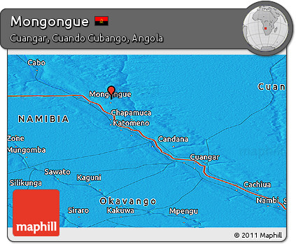 Political Panoramic Map of Mongongue