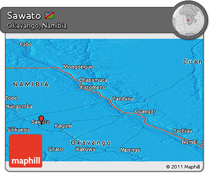 Political Panoramic Map of Sawato