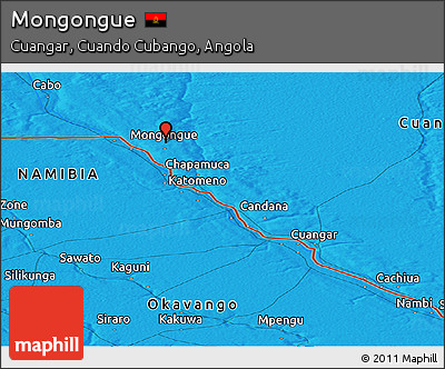 Political Panoramic Map of Mongongue