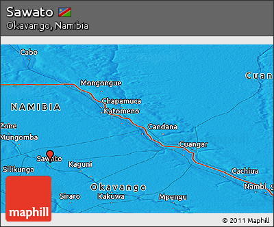 Political Panoramic Map of Sawato