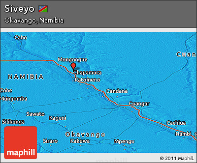 Political Panoramic Map of Siveyo