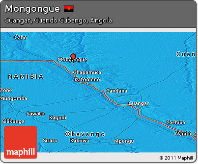 Political Panoramic Map of Mongongue