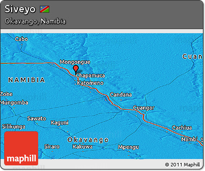 Political Panoramic Map of Siveyo