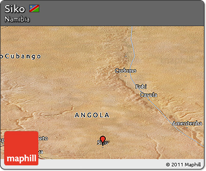 Satellite Panoramic Map of Siko