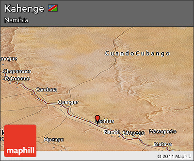 Satellite Panoramic Map of Kahenge