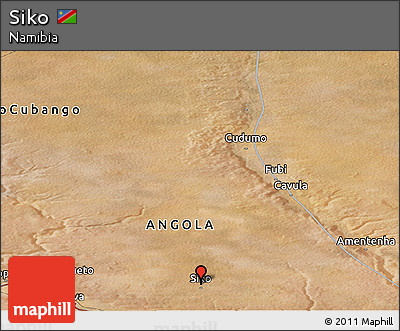 Satellite Panoramic Map of Siko