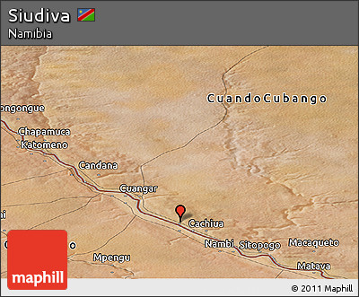 Satellite Panoramic Map of Siudiva