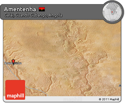 Satellite 3D Map of Amentenha