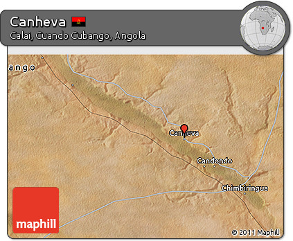 Satellite 3D Map of Canheva