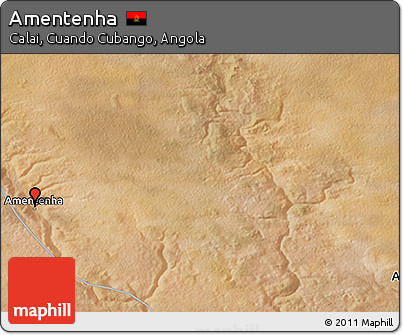 Satellite 3D Map of Amentenha