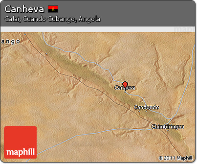 Satellite 3D Map of Canheva