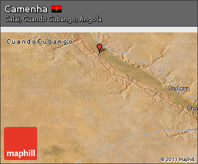 Satellite 3D Map of Camenha