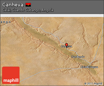 Satellite 3D Map of Canheva