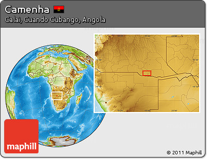 Physical Location Map of Camenha