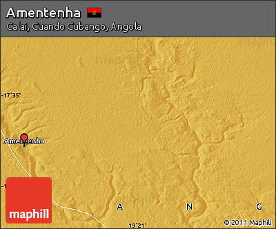 Physical Map of Amentenha