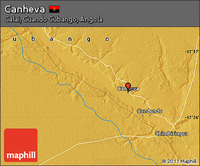 Physical Map of Canheva