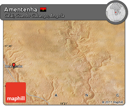 Satellite Map of Amentenha