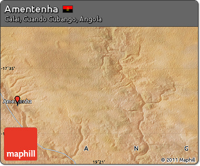 Satellite Map of Amentenha