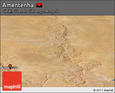 Satellite Panoramic Map of Amentenha