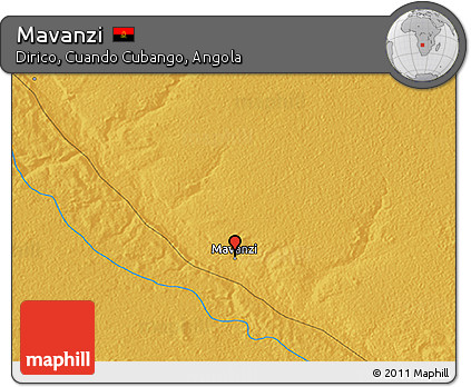 Physical 3D Map of Mavanzi