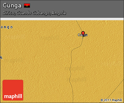 Physical 3D Map of Cunga