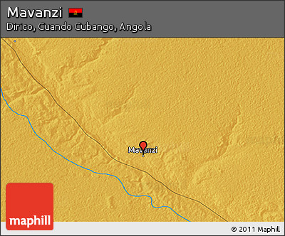 Physical 3D Map of Mavanzi
