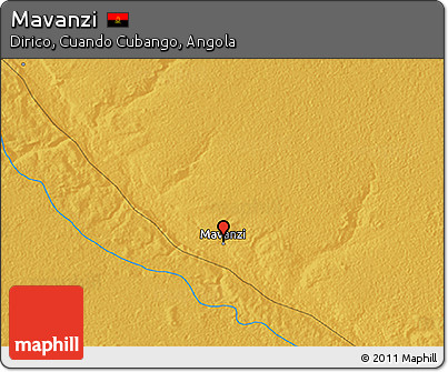 Physical 3D Map of Mavanzi