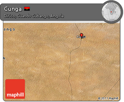 Satellite 3D Map of Cunga