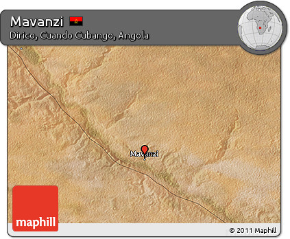 Satellite 3D Map of Mavanzi