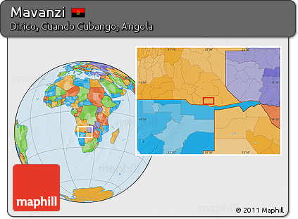Political Location Map of Mavanzi