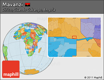 Political Location Map of Mavanzi