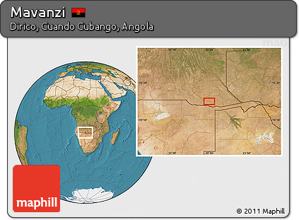Satellite Location Map of Mavanzi