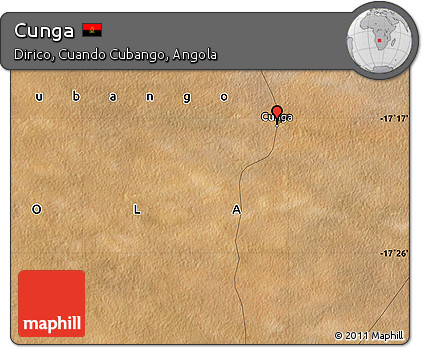 Satellite Map of Cunga