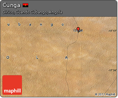 Satellite Map of Cunga