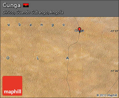 Satellite Map of Cunga
