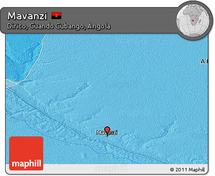 Political Panoramic Map of Mavanzi