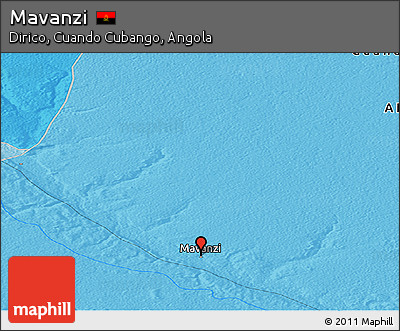 Political Panoramic Map of Mavanzi